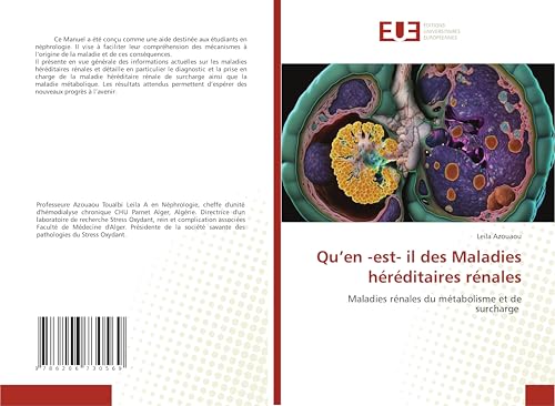 Qu’en -est- il des Maladies héréditaires rénales: Maladies rénales du métabolisme et de surcharge von Éditions universitaires européennes