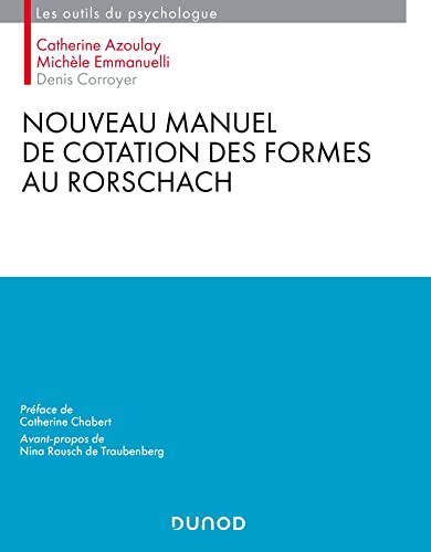Nouveau manuel de cotation des formes au Rorschach von DUNOD