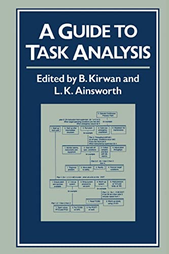 A Guide To Task Analysis: The Task Analysis Working Group von CRC Press