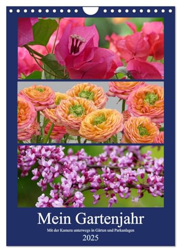Mein Gartenjahr - Mit der Kamera unterwegs in Gärten und Parkanlagen (Wandkalender 2025 DIN A4 hoch), CALVENDO Monatskalender von CALVENDO