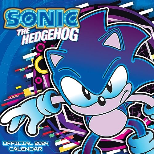 Official Sonic The Hedgehog 2024 Square Wall Calendar von Danilo