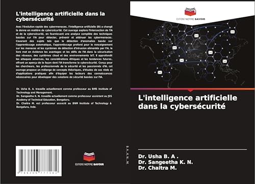 L'intelligence artificielle dans la cybersécurité: DE von Editions Notre Savoir