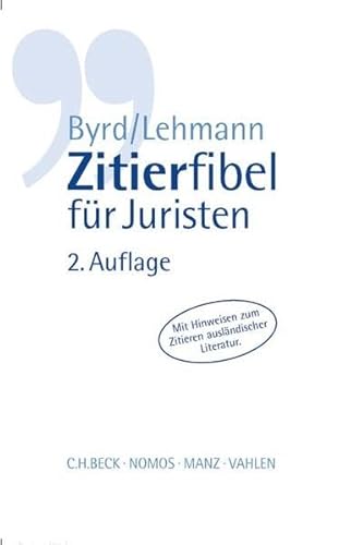 Zitierfibel für Juristen