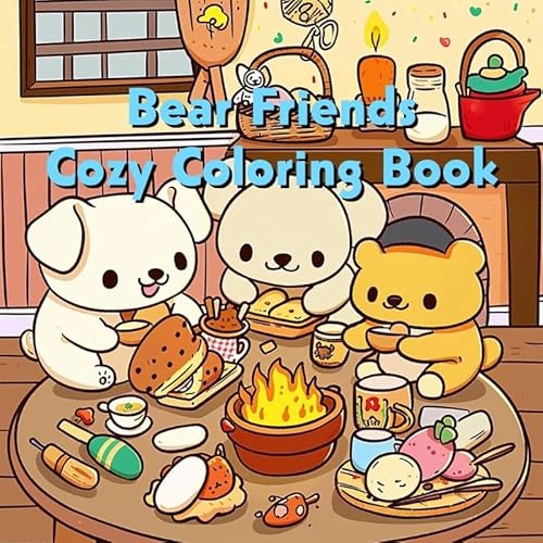 Bear Friends - Cozy Coloring Book: Draw as they do on Colortok Bear Friends - Cozy Coloring Book: Draw as they do on Colortok von Andries B.V.