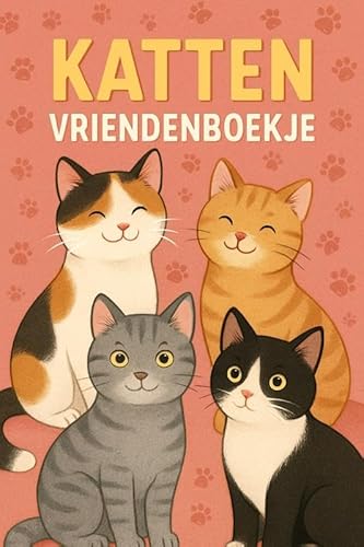 Katten Vriendenboekje: Plek voor tot wel 32 vrienden von Andries B.V.