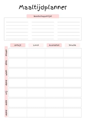 Maaltijdplanner: 7-Daagse Menuplanner Maaltijdplanner: 7-Daagse Menuplanner von Andries B.V.