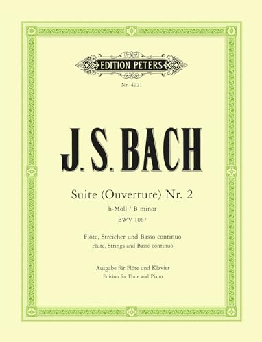 SUITE OVERTURE NO 2 B MINOR BWV 1067: Urtext (Edition Peters)