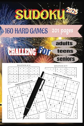 SUDOKU 2025: HARD GAME CHALLENG von Independently published