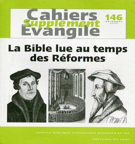 SCE-146 LA BIBLE LUE AU TEMPS DES RÉFORMES von CERF