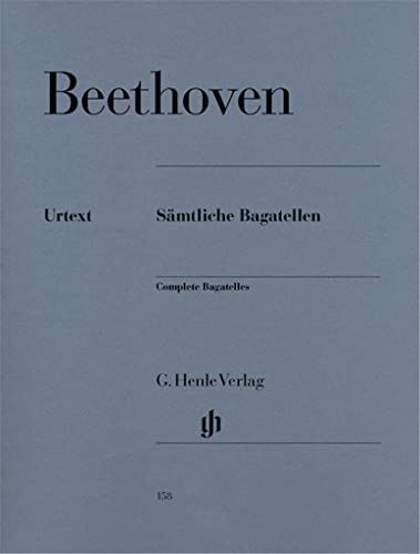 BEETHOVEN - Bagatelas Completas Op.33, 119 y 126 para Piano (Urtext)