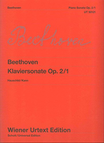 BEETHOVEN - Sonata Op. 2 nº 1 en Fa menor para Piano (Urtext) (Hauschild/Kann)