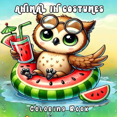 Animal in Costumes Coloring book: A Delightful Collection of Animals in Playful Costumes Animal in Costumes Coloring book: A Delightful Collection of Animals in Playful Costumes von Independently published
