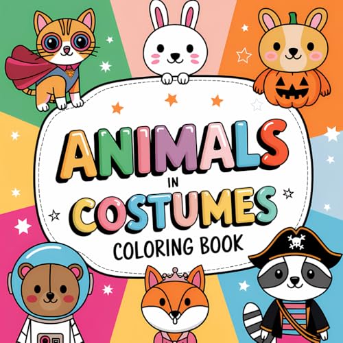 Animals In Costumes: Coloring Book: A whimsical collection of adorable creatures dressed in hilarious outfits, perfect for unleashing your creativity and adding a splash of color to your day Animals In Costumes: Coloring Book: A whimsical collection of adorable creatures dressed in hilarious outfits, perfect for unleashing your creativity and adding a splash of color to your day von Independently published