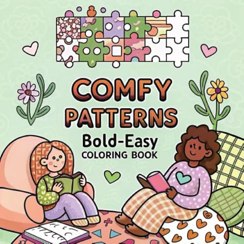Comfy Patterns Bold Easy Coloring book: Beautiful Bold Patterns for Easy and Enjoyable Coloring Comfy Patterns Bold Easy Coloring book: Beautiful Bold Patterns for Easy and Enjoyable Coloring von Independently published