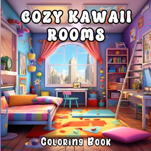 Cozy Kawaii Rooms: Coloring Book: Explore a Collection of Charming Kawaii Room Designs that Inspire Relaxation and Imagination Cozy Kawaii Rooms: Coloring Book: Explore a Collection of Charming Kawaii Room Designs that Inspire Relaxation and Imagination von Independently published