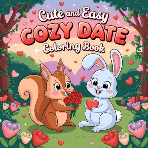 Cute And Easy Cozy Date: Coloring Book: Lovable Animal Friends and Their Cozy Dates: A Coloring Escape for All Ages Cute And Easy Cozy Date: Coloring Book: Lovable Animal Friends and Their Cozy Dates: A Coloring Escape for All Ages von Independently published