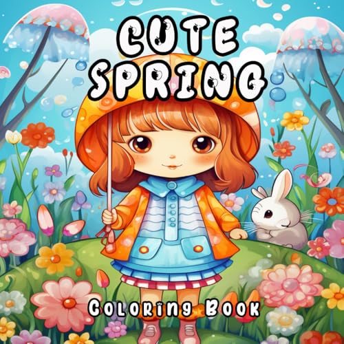 Cute Spring Coloring book: Unleash Your Creativity with Fun and Whimsical Spring Scenes that Brighten Your Imagination Cute Spring Coloring book: Unleash Your Creativity with Fun and Whimsical Spring Scenes that Brighten Your Imagination von Independently published