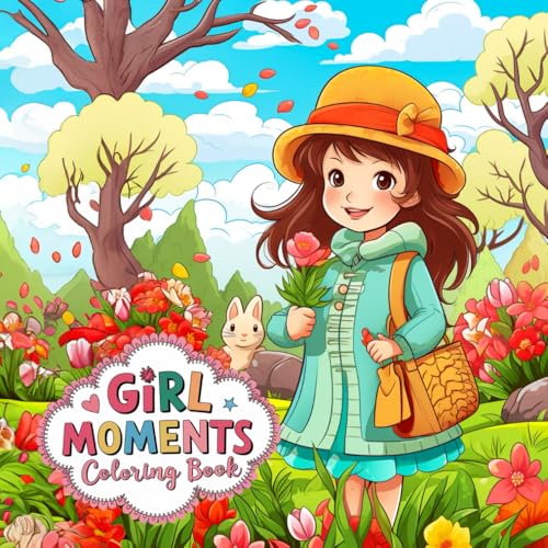 GIRL MOMENTS: Coloring Book: A Whimsical Adventure through the World of Girls, A Journey of Discovery and Creativity for Girls of All Ages GIRL MOMENTS: Coloring Book: A Whimsical Adventure through the World of Girls, A Journey of Discovery and Creativity for Girls of All Ages von Independently published