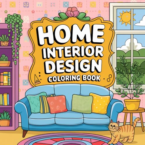 Home Interior Design Coloring Book: From Cozy to Luxurious – A Home Design Coloring Adventure Home Interior Design Coloring Book: From Cozy to Luxurious – A Home Design Coloring Adventure von Independently published