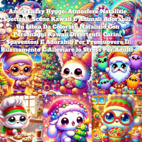 Amici Fuzzy Hygge: Atmosfere Natalizie Spettrali, Scene Kawaii E Animali Adorabili. Un Libro Da Colorare Natalizio Con Personaggi Kawaii Divertenti, ... Rilassamento E Alleviare lo Stress Per Adulti Amici Fuzzy Hygge: Atmosfere Natalizie Spettrali, Scene Kawaii E Animali Adorabili. Un Libro Da Colorare Natalizio Con Personaggi Kawaii Divertenti, ... Rilassamento E Alleviare lo Stress Per Adulti von Independently published