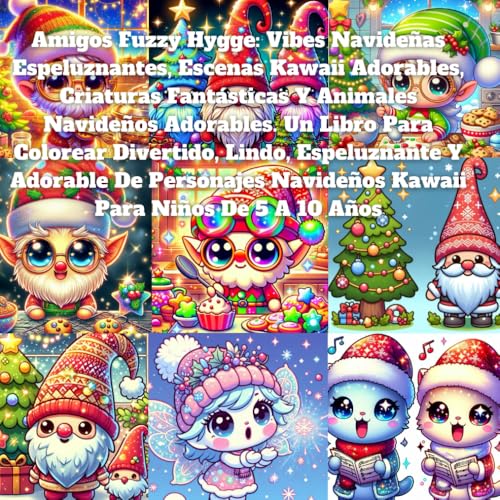 Amigos Fuzzy Hygge: Vibes Navideñas Espeluznantes, Escenas Kawaii Adorables, Criaturas Fantásticas Y Animales Navideños Adorables. Un Libro Para ... Navideños Kawaii Para Niños De 5 A 10 Años Amigos Fuzzy Hygge: Vibes Navideñas Espeluznantes, Escenas Kawaii Adorables, Criaturas Fantásticas Y Animales Navideños Adorables. Un Libro Para ... Navideños Kawaii Para Niños De 5 A 10 Años von Independently published