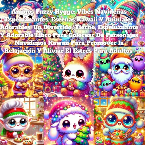 Amigos Fuzzy Hygge: Vibes Navideñas Espeluznantes, Escenas Kawaii Y Animales Adorables. Un Divertido, Tierno, Espeluznante Y Adorable Libro Para ... Relajación Y Aliviar El Estrés Para Adultos Amigos Fuzzy Hygge: Vibes Navideñas Espeluznantes, Escenas Kawaii Y Animales Adorables. Un Divertido, Tierno, Espeluznante Y Adorable Libro Para ... Relajación Y Aliviar El Estrés Para Adultos von Independently published