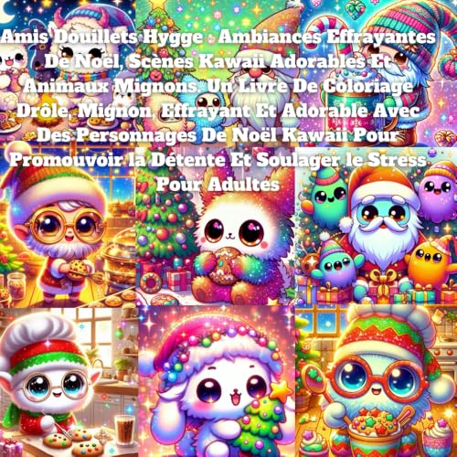 Amis Douillets Hygge : Ambiances Effrayantes De Noël, Scènes Kawaii Adorables Et Animaux Mignons. Un Livre De Coloriage Drôle, Mignon, Effrayant Et ... la Détente Et Soulager le Stress Pour Adultes Amis Douillets Hygge : Ambiances Effrayantes De Noël, Scènes Kawaii Adorables Et Animaux Mignons. Un Livre De Coloriage Drôle, Mignon, Effrayant Et ... la Détente Et Soulager le Stress Pour Adultes von Independently published