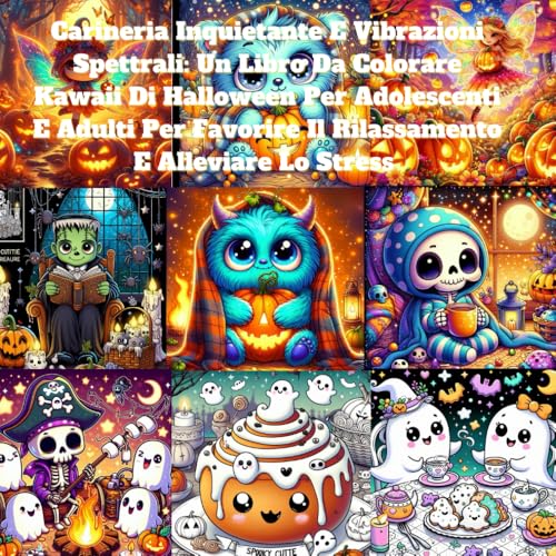 Carineria Inquietante E Vibrazioni Spettrali: Un Libro Da Colorare Kawaii Di Halloween Per Adolescenti E Adulti Per Favorire Il Rilassamento E Alleviare Lo Stress Carineria Inquietante E Vibrazioni Spettrali: Un Libro Da Colorare Kawaii Di Halloween Per Adolescenti E Adulti Per Favorire Il Rilassamento E Alleviare Lo Stress von Independently published