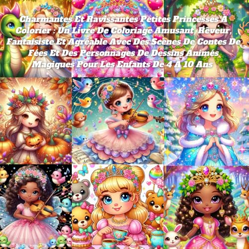 Charmantes Et Ravissantes Petites Princesses À Colorier : Un Livre De Coloriage Amusant, Rêveur, Fantaisiste Et Agréable Avec Des Scènes De Contes De ... Magiques Pour Les Enfants De 4 À 10 Ans Charmantes Et Ravissantes Petites Princesses À Colorier : Un Livre De Coloriage Amusant, Rêveur, Fantaisiste Et Agréable Avec Des Scènes De Contes De ... Magiques Pour Les Enfants De 4 À 10 Ans von Independently published