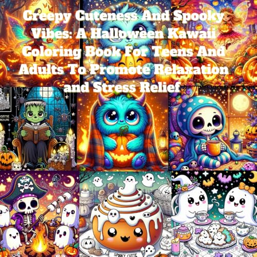 Creepy Cuteness And Spooky Vibes: A Halloween Kawaii Coloring Book For Teens And Adults To Promote Relaxation and Stress Relief Creepy Cuteness And Spooky Vibes: A Halloween Kawaii Coloring Book For Teens And Adults To Promote Relaxation and Stress Relief von Independently published