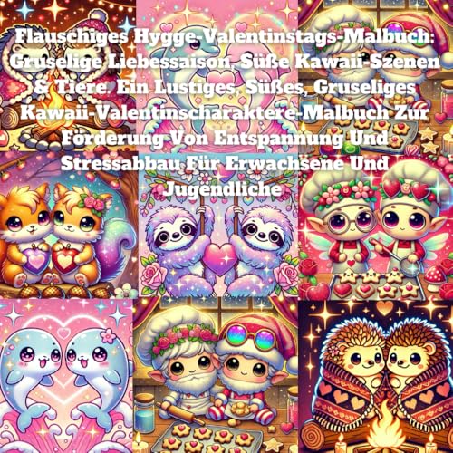 Flauschiges Hygge-Valentinstags-Malbuch: Gruselige Liebessaison, Süße Kawaii-Szenen & Tiere. Ein Lustiges, Süßes, Gruseliges ... Stressabbau Für Erwachsene Und Jugendliche Flauschiges Hygge-Valentinstags-Malbuch: Gruselige Liebessaison, Süße Kawaii-Szenen & Tiere. Ein Lustiges, Süßes, Gruseliges ... Stressabbau Für Erwachsene Und Jugendliche von Independently published