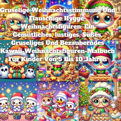 Gruselige Weihnachtsstimmung Und Flauschige Hygge-Weihnachtsfiguren: Ein Gemütliches, lustiges, Süßes, Gruseliges Und Bezauberndes Kawaii-Weihnachtsfiguren-Malbuch Für Kinder Von 5 Bis 10 Jahren Gruselige Weihnachtsstimmung Und Flauschige Hygge-Weihnachtsfiguren: Ein Gemütliches, lustiges, Süßes, Gruseliges Und Bezauberndes Kawaii-Weihnachtsfiguren-Malbuch Für Kinder Von 5 Bis 10 Jahren von Independently published
