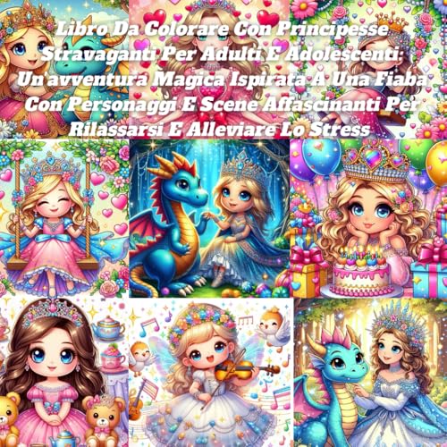 Libro Da Colorare Con Principesse Stravaganti Per Adulti E Adolescenti: Un'avventura Magica Ispirata A Una Fiaba Con Personaggi E Scene Affascinanti Per Rilassarsi E Alleviare Lo Stress Libro Da Colorare Con Principesse Stravaganti Per Adulti E Adolescenti: Un'avventura Magica Ispirata A Una Fiaba Con Personaggi E Scene Affascinanti Per Rilassarsi E Alleviare Lo Stress von Independently published