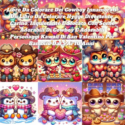 Libro Da Colorare Dei Cowboy Innamorati: Un Libro Da Colorare Hygge Divertente, Carino, Inquietante E Sfocato Con Scene Adorabili Di Cowboy E ... Di San Valentino Per Bambini Dai 5 Ai 10 Anni Libro Da Colorare Dei Cowboy Innamorati: Un Libro Da Colorare Hygge Divertente, Carino, Inquietante E Sfocato Con Scene Adorabili Di Cowboy E ... Di San Valentino Per Bambini Dai 5 Ai 10 Anni von Independently published
