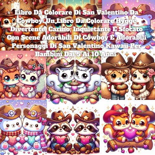 Libro Da Colorare Di San Valentino Da Cowboy: Un Libro Da Colorare Hygge Divertente, Carino, Inquietante E Sfocato Con Scene Adorabili Di Cowboy E ... Valentino Kawaii Per Bambini Dai 5 Ai 10 Anni Libro Da Colorare Di San Valentino Da Cowboy: Un Libro Da Colorare Hygge Divertente, Carino, Inquietante E Sfocato Con Scene Adorabili Di Cowboy E ... Valentino Kawaii Per Bambini Dai 5 Ai 10 Anni von Independently published