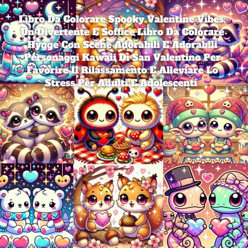 Libro Da Colorare Spooky Valentine Vibes: Un Divertente E Soffice Libro Da Colorare Hygge Con Scene Adorabili E Adorabili Personaggi Kawaii Di San ... Alleviare Lo Stress Per Adulti E Adolescenti Libro Da Colorare Spooky Valentine Vibes: Un Divertente E Soffice Libro Da Colorare Hygge Con Scene Adorabili E Adorabili Personaggi Kawaii Di San ... Alleviare Lo Stress Per Adulti E Adolescenti von Independently published