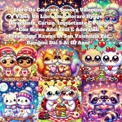 Libro Da Colorare Spooky Valentine Vibes: Un Libro Da Colorare Hygge Divertente, Carino, Inquietante E Peloso Con Scene Adorabili E Adorabili ... Di San Valentino Per Bambini Dai 5 Ai 10 Anni Libro Da Colorare Spooky Valentine Vibes: Un Libro Da Colorare Hygge Divertente, Carino, Inquietante E Peloso Con Scene Adorabili E Adorabili ... Di San Valentino Per Bambini Dai 5 Ai 10 Anni von Independently published