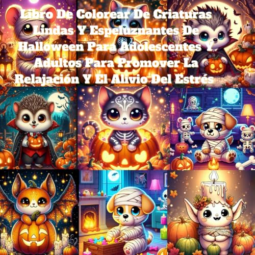Libro De Colorear De Criaturas Lindas Y Espeluznantes De Halloween Para Adolescentes Y Adultos Para Promover La Relajación Y El Alivio Del Estrés Libro De Colorear De Criaturas Lindas Y Espeluznantes De Halloween Para Adolescentes Y Adultos Para Promover La Relajación Y El Alivio Del Estrés von Independently published