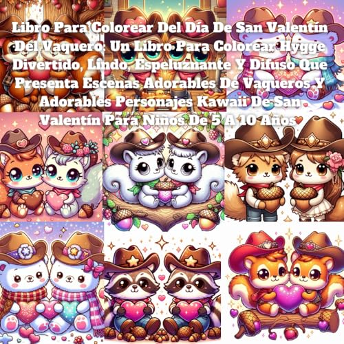 Libro Para Colorear Del Día De San Valentín Del Vaquero: Un Libro Para Colorear Hygge Divertido, Lindo, Espeluznante Y Difuso Que Presenta Escenas ... De San Valentín Para Niños De 5 A 10 Años Libro Para Colorear Del Día De San Valentín Del Vaquero: Un Libro Para Colorear Hygge Divertido, Lindo, Espeluznante Y Difuso Que Presenta Escenas ... De San Valentín Para Niños De 5 A 10 Años von Independently published