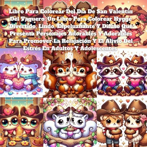 Libro Para Colorear Del Día De San Valentín Del Vaquero: Un Libro Para Colorear Hygge Divertido, Lindo, Espeluznante Y Difuso Que Presenta Personajes ... Alivio Del Estrés En Adultos Y Adolescentes Libro Para Colorear Del Día De San Valentín Del Vaquero: Un Libro Para Colorear Hygge Divertido, Lindo, Espeluznante Y Difuso Que Presenta Personajes ... Alivio Del Estrés En Adultos Y Adolescentes von Independently published