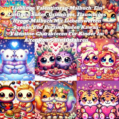 Lieblinge Valentinstag-Malbuch: Ein Lustiges, Süßes, Gruseliges, Flauschiges Hygge-Malbuch Mit Liebenswerten Szenen Und Entzückenden ... Für Kinder Im Alter Von 5 Bis 10 Jahren Lieblinge Valentinstag-Malbuch: Ein Lustiges, Süßes, Gruseliges, Flauschiges Hygge-Malbuch Mit Liebenswerten Szenen Und Entzückenden ... Für Kinder Im Alter Von 5 Bis 10 Jahren von Independently published