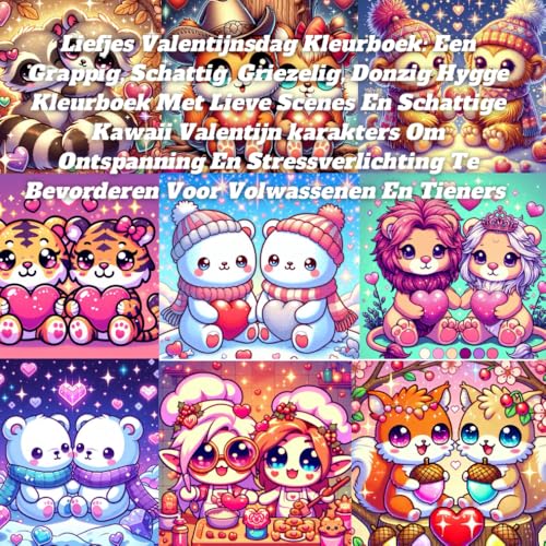 Liefjes Valentijnsdag Kleurboek: Een Grappig, Schattig, Griezelig, Donzig Hygge Kleurboek Met Lieve Scènes En Schattige Kawaii Valentijn karakters Om ... Te Bevorderen Voor Volwassenen En Tieners Liefjes Valentijnsdag Kleurboek: Een Grappig, Schattig, Griezelig, Donzig Hygge Kleurboek Met Lieve Scènes En Schattige Kawaii Valentijn karakters Om ... Te Bevorderen Voor Volwassenen En Tieners von Independently published