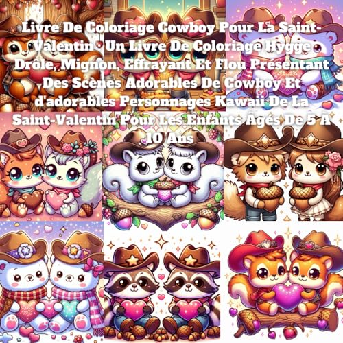 Livre De Coloriage Cowboy Pour La Saint-Valentin : Un Livre De Coloriage Hygge Drôle, Mignon, Effrayant Et Flou Présentant Des Scènes Adorables De ... Pour Les Enfants Âgés De 5 À 10 Ans Livre De Coloriage Cowboy Pour La Saint-Valentin : Un Livre De Coloriage Hygge Drôle, Mignon, Effrayant Et Flou Présentant Des Scènes Adorables De ... Pour Les Enfants Âgés De 5 À 10 Ans von Independently published