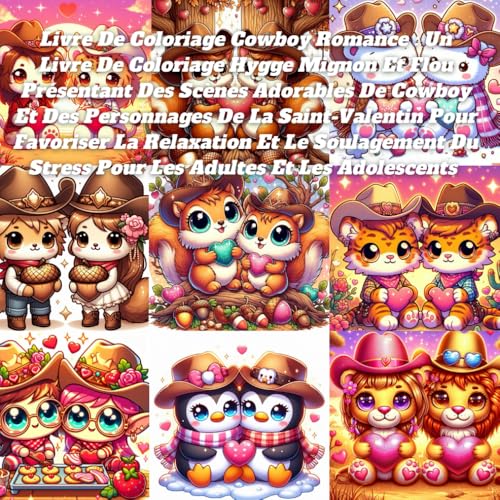 Livre De Coloriage Cowboy Romance : Un Livre De Coloriage Hygge Mignon Et Flou Présentant Des Scènes Adorables De Cowboy Et Des Personnages De La ... Du Stress Pour Les Adultes Et Les Adolescents Livre De Coloriage Cowboy Romance : Un Livre De Coloriage Hygge Mignon Et Flou Présentant Des Scènes Adorables De Cowboy Et Des Personnages De La ... Du Stress Pour Les Adultes Et Les Adolescents von Independently published