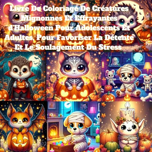 Livre De Coloriage De Créatures Mignonnes Et Effrayantes d'Halloween Pour Adolescents Et Adultes, Pour Favoriser La Détente Et Le Soulagement Du Stress Livre De Coloriage De Créatures Mignonnes Et Effrayantes d'Halloween Pour Adolescents Et Adultes, Pour Favoriser La Détente Et Le Soulagement Du Stress von Independently published