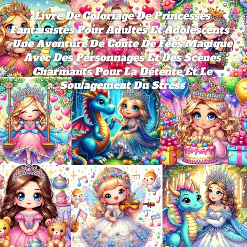 Livre De Coloriage De Princesses Fantaisistes Pour Adultes Et Adolescents : Une Aventure De Conte De Fées Magique Avec Des Personnages Et Des Scènes ... Pour La Détente Et Le Soulagement Du Stress Livre De Coloriage De Princesses Fantaisistes Pour Adultes Et Adolescents : Une Aventure De Conte De Fées Magique Avec Des Personnages Et Des Scènes ... Pour La Détente Et Le Soulagement Du Stress von Independently published