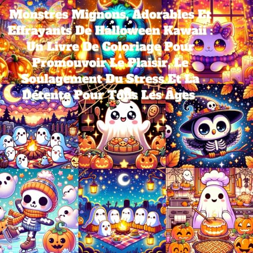 Monstres Mignons, Adorables Et Effrayants De Halloween Kawaii : Un Livre De Coloriage Pour Promouvoir Le Plaisir, Le Soulagement Du Stress Et La Détente Pour Tous Les Âges Monstres Mignons, Adorables Et Effrayants De Halloween Kawaii : Un Livre De Coloriage Pour Promouvoir Le Plaisir, Le Soulagement Du Stress Et La Détente Pour Tous Les Âges von Independently published
