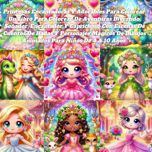 Princesas Encantadoras Y Adorables Para Colorear: Un Libro Para Colorear De Aventuras Divertido, Soñador, Encantador Y Eaprichoso Con Escenas De ... De Dibujos Animados Para Niños De 4 A 10 Años Princesas Encantadoras Y Adorables Para Colorear: Un Libro Para Colorear De Aventuras Divertido, Soñador, Encantador Y Eaprichoso Con Escenas De ... De Dibujos Animados Para Niños De 4 A 10 Años von Independently published