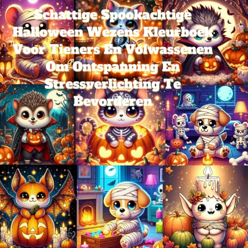Schattige Spookachtige Halloween Wezens Kleurboek Voor Tieners En Volwassenen Om Ontspanning En Stressverlichting Te Bevorderen Schattige Spookachtige Halloween Wezens Kleurboek Voor Tieners En Volwassenen Om Ontspanning En Stressverlichting Te Bevorderen von Independently published