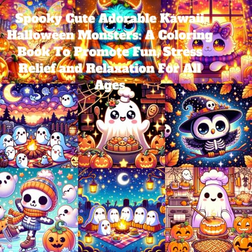 Spooky Cute Adorable Kawaii Halloween Monsters: A Coloring Book To Promote Fun, Stress Relief and Relaxation For All Ages Spooky Cute Adorable Kawaii Halloween Monsters: A Coloring Book To Promote Fun, Stress Relief and Relaxation For All Ages von Independently published